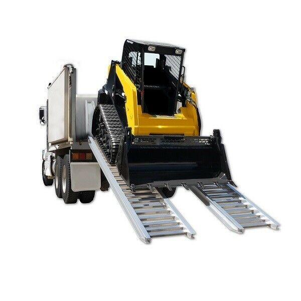 Sureweld PT Series Aluminium Loading Ramps - for Posi Track — Ramped UP
