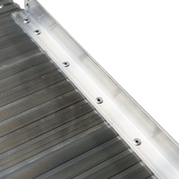 2.1m Dual Folding Aluminium Wheelchair Ramp - 270kg capacity