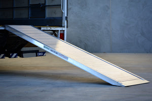 3m Long Aluminium Wheelchair Ramp With Leg Support - 275kg