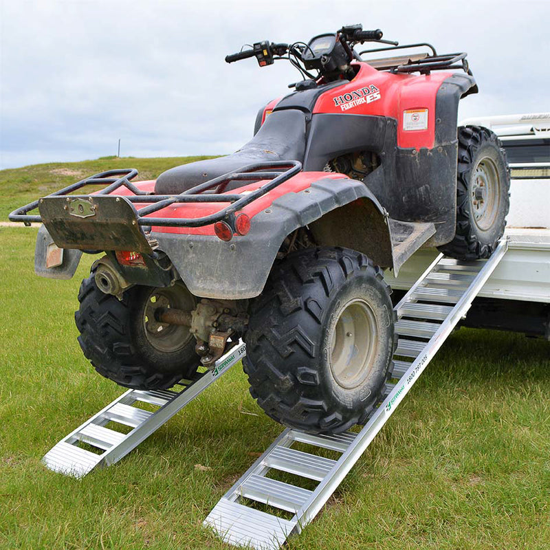 Sureweld ATV Ramps - 450kg 2.1m Aluminium Loading Ramps — Ramped UP