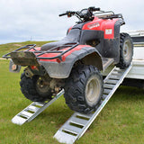 Sureweld Folding ATV Ramps - 450kg 2.1m Aluminium Loading Ramps