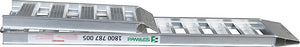 Sureweld Curved Folding Mower Ramps - 450kg 2.1m Aluminium Loading Ramps (Pair)