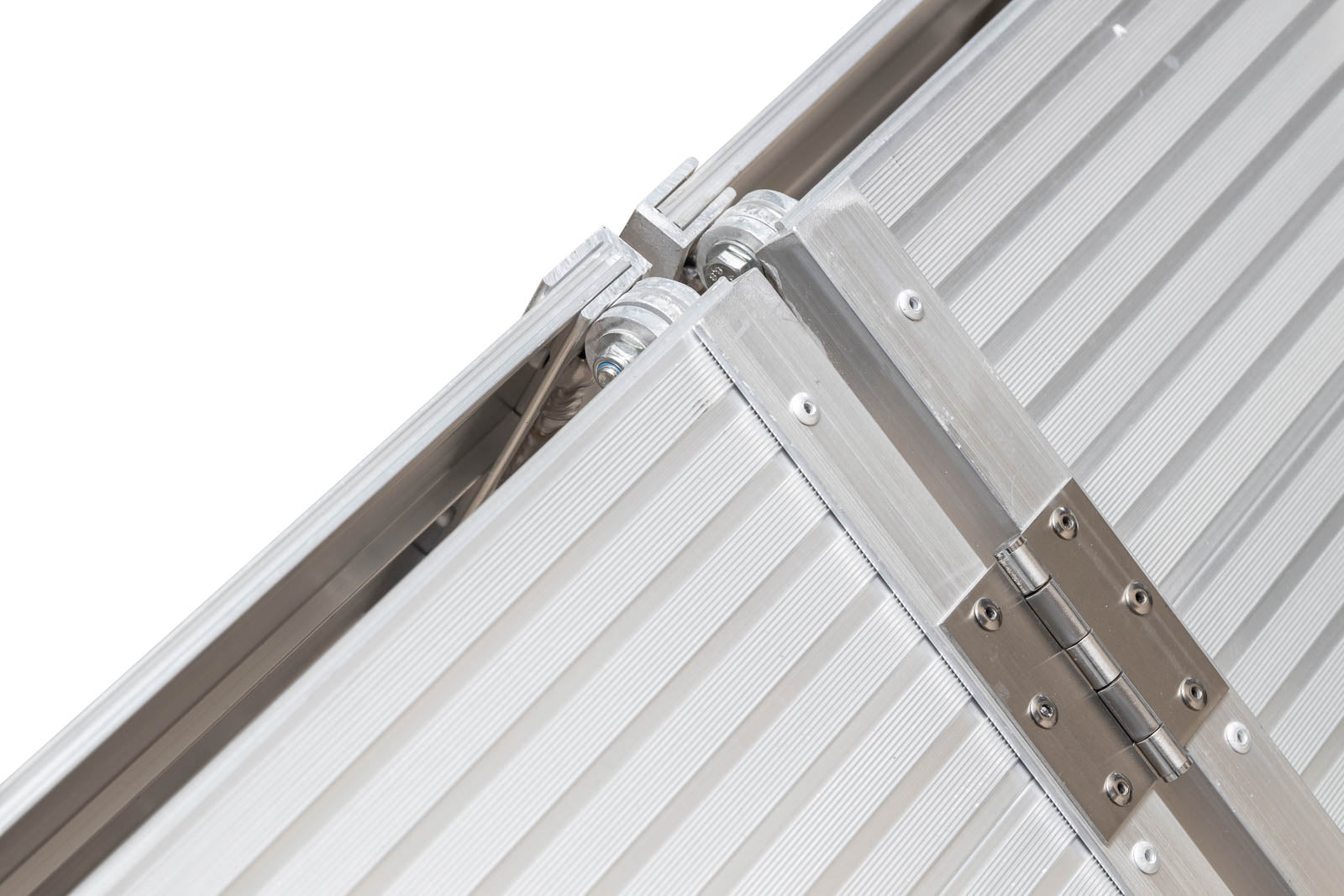 2.1m Dual Folding Aluminium Wheelchair Ramp - 270kg capacity