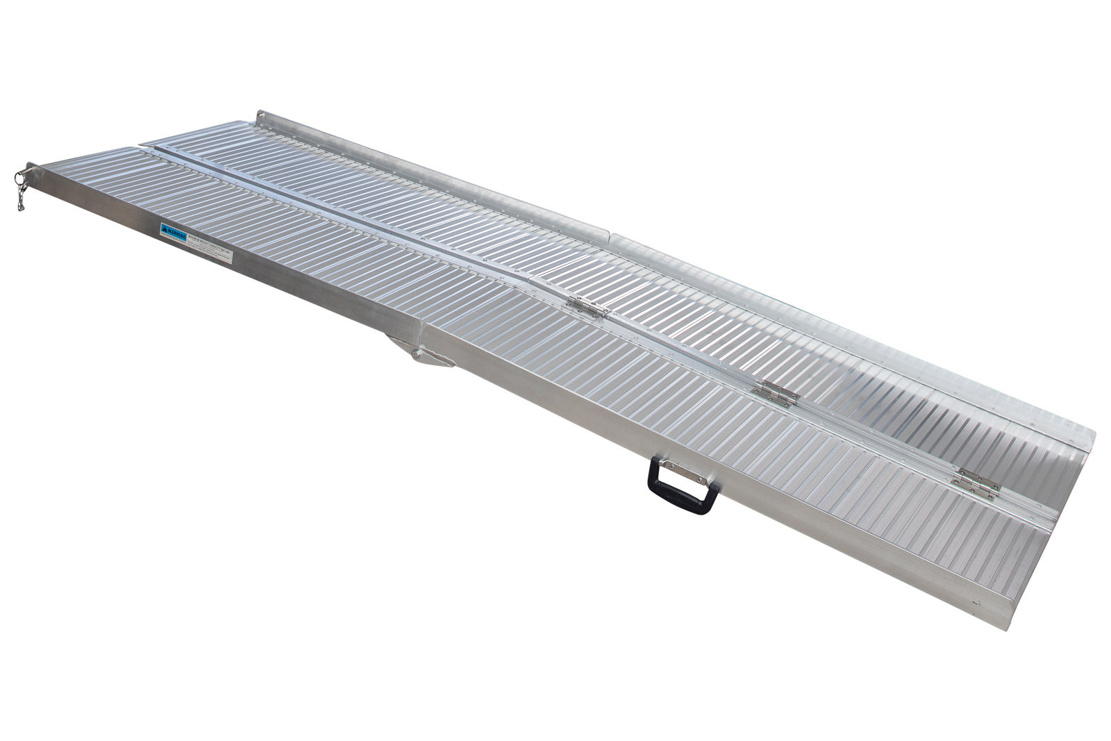 2.1m Dual Folding Aluminium Wheelchair Ramp - 270kg capacity