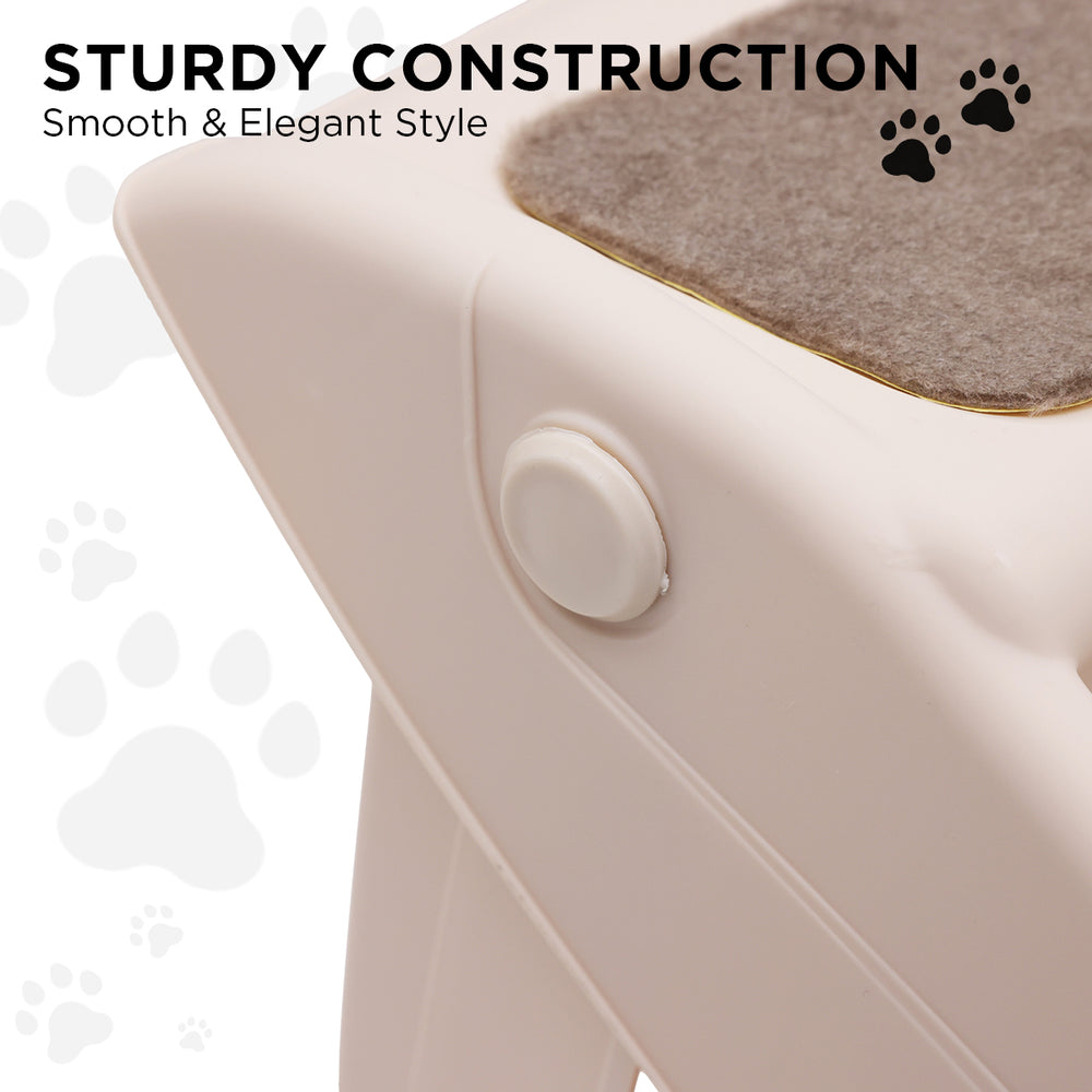 Folding Pet Stairs - 50cm Dog/cat stairs - Pink