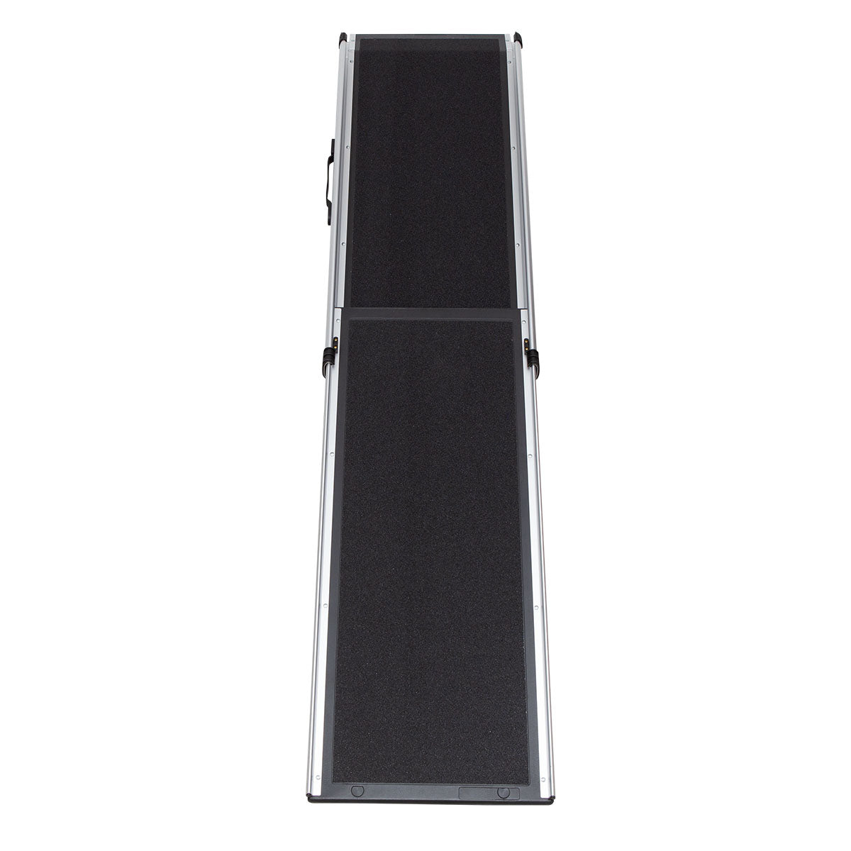 Telescopic Dog Ramp folded in half for compact storage
