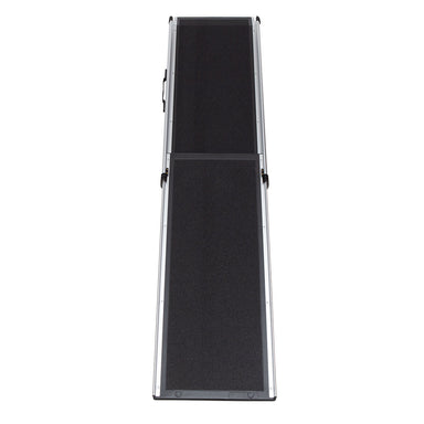 Telescopic Dog Ramp folded in half for compact storage
